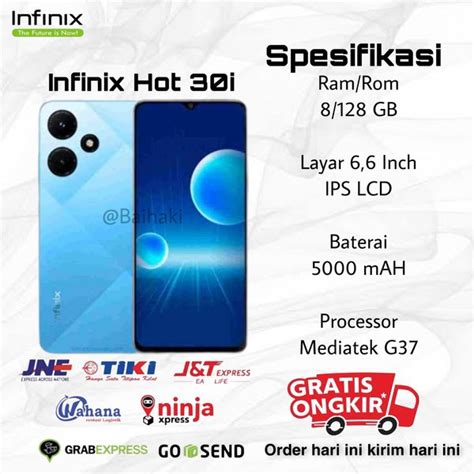 Jual Infinix Hot 30i Ram 8 Internal 128 GB Garansi Resmi Di Lapak