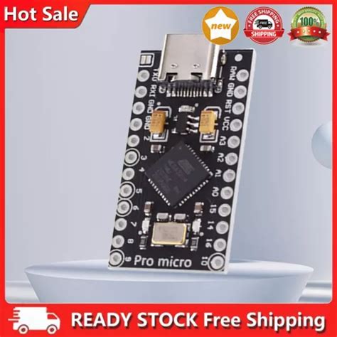 SCHEDA MICRO ATMEGA32U4 Micro USB Type C Pro 16MHz Utile Per Scheda USB