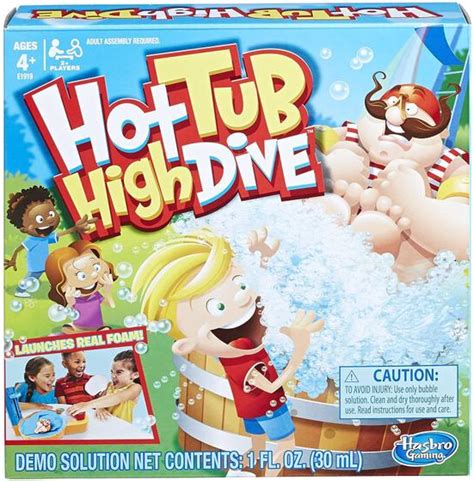 Hasbro Gaming Hot Tub High Dive Game Bolhas Para Crian As Jogo De