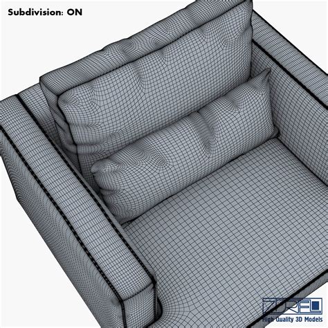 Karea Armchair - 3D Model by Zurel