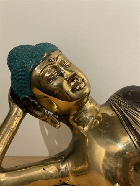 Scultura In Bronzo Di Un Buddha Sdraiato Kaufen Auf Ricardo