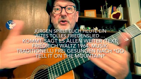 Kommt Sagt Es Allen Weiter Text Friedrich Waltz Musik Traditionell