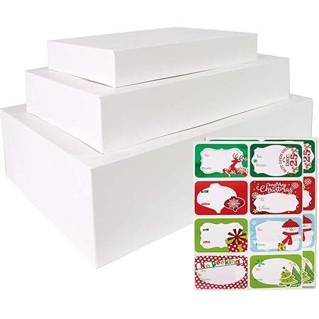 Amazon Kraft Christmas Gift Boxes With Lids For Wrapping Large