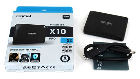 Test Crucial X Pro Portable Ssd Tb Im Test Hardware Mag