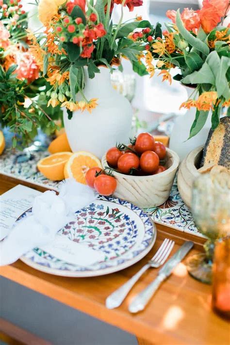 Wedding Inspiration Mediterranean Tablescape