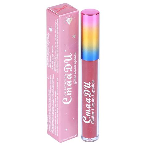 Capebale Lip Pump Plumper Gloss Glitter Long Lasting Lip Gloss 6