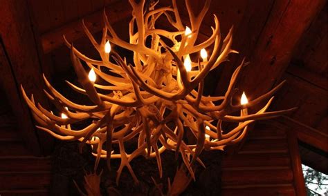 How To Make An Antler Chandelier Home Sunray