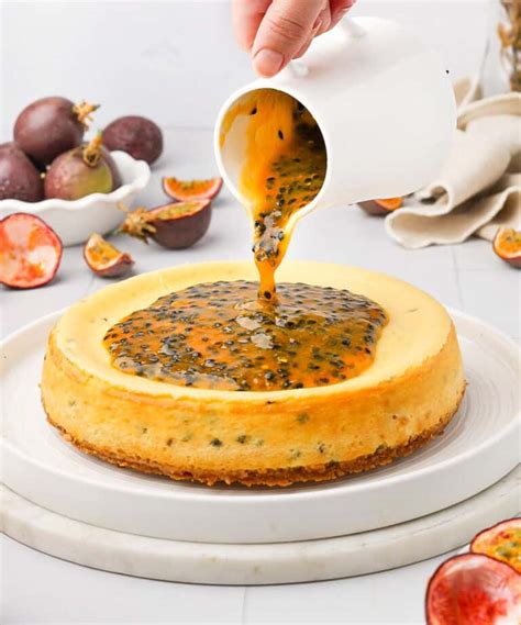 Passion Fruit Cheesecake A Baking Journey