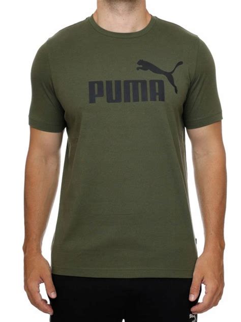 Koszulka Męska Puma Logo 586667 36 Khaki M Puma Sport Sklep EMPIK