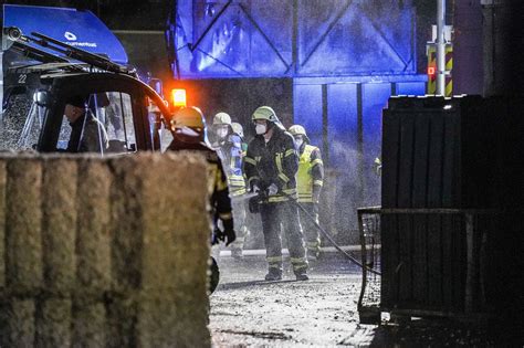 Brand Im Eisental In Waiblingen Schon Wieder Feuer Bei Der Firma Alba