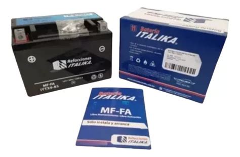 Bateria Mf Fa Iytx9 Bs Italika Tornado 250 F06010052 MercadoLibre