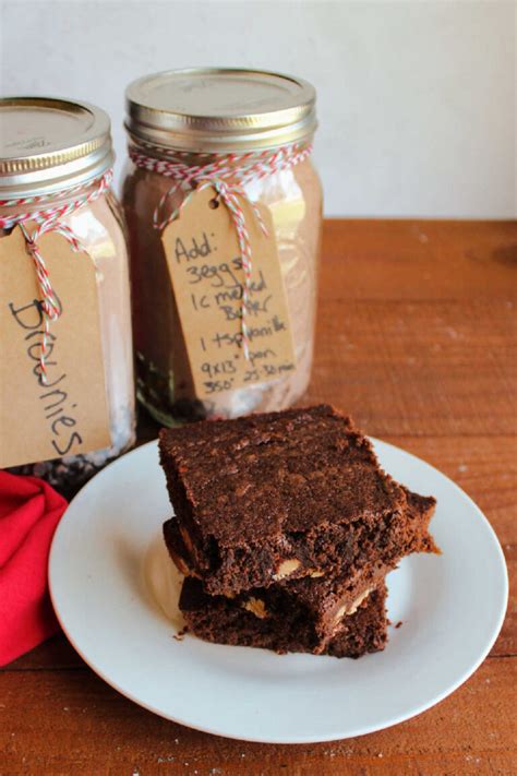 Homemade Brownie Mix In A Jar Cooking With Carlee