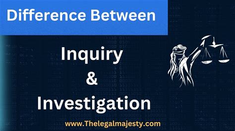 Difference Between Inquiry And Investigation Section G H Crpc