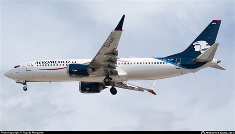 XA MAY Aeroméxico Boeing 737 8 MAX Photo by Ricardo Mungarro ID