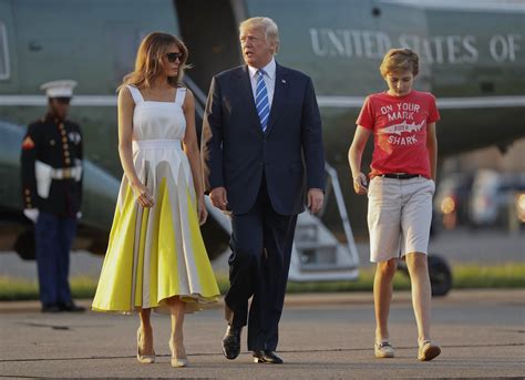 White House Appeals To Media For Privacy For Trump’s Young Son Barron ...