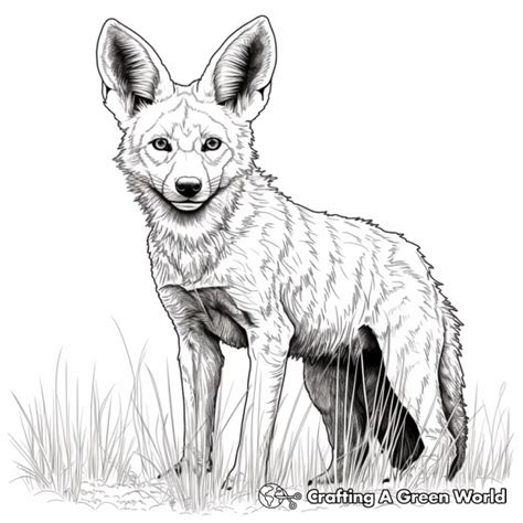 Jackal Coloring Pages Free And Printable