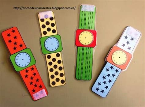 Reloj pulsera mdelos Juegos de matemáticas preescolares Aprender la