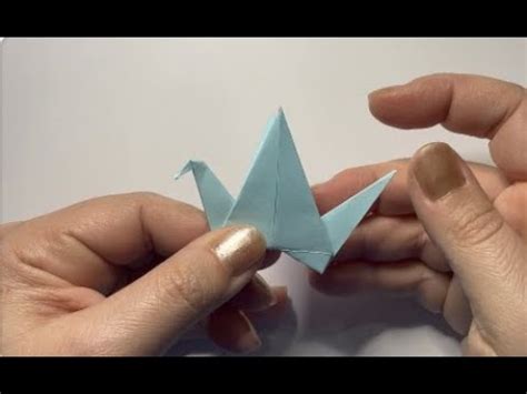 Tutorial Origami Facili Gru Tradizionale Di Carta Che Vola Corso