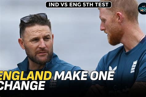 Ind Vs Eng Th Test Ollie Robinson Makes Way For Mark Wood As England