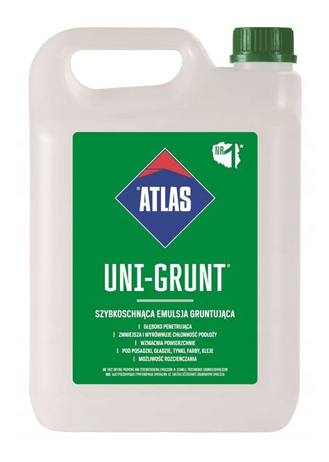 Atlas Uni Grunt G Boko Penetruj Cy Uniwersalny L Bia A Emulsja