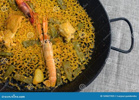 Traditional Valencian Cuisine The National Spanish Dish Of Valencia Is