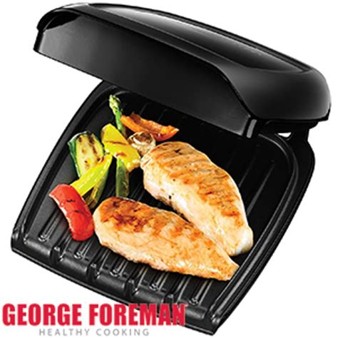 George Foreman Compact 3 Portion Grill Healthy Low Fat Slimmers World