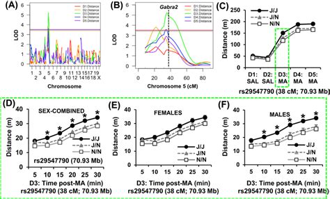 Genomewide Significant Qtl On Chromosome Near Gabra Underlying