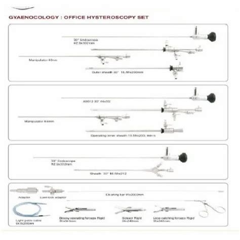 Hysteroscopes Office Hysteroscopy Set 100 At Rs 225000 In New Delhi