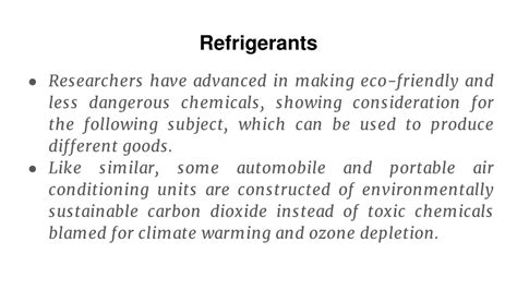 Ppt Refrigerants Powerpoint Presentation Free Download Id9975980