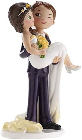 Regard Natral Harz Braut Und Br Utigam Figurine Romantische Kuchen