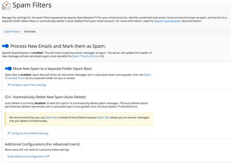 Spam filters, sistema antispam SpamAssassin - hostsuar