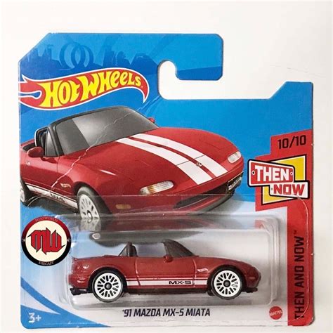 Hot Wheels 91 Mazda MX 5 Miata versão T Hunt Shopee Brasil