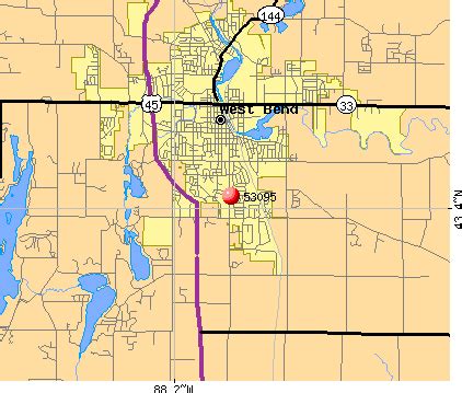 West Bend Wi Zip Code Map – Canada Map