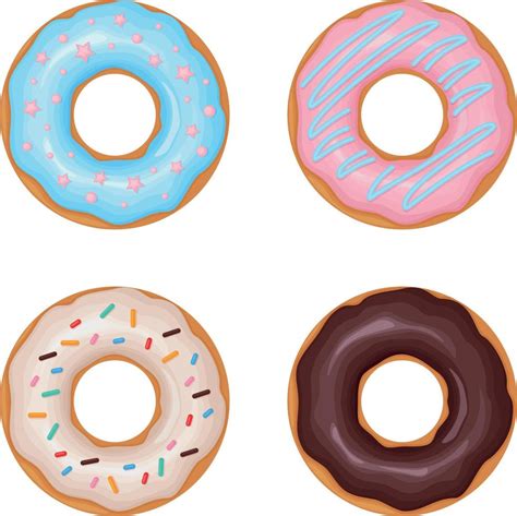 Rosquilla Una Colecci N De Donas Decoradas Con Varios Glaseados Y