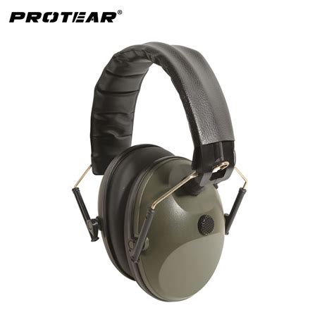 Single Microphone Electronic Hunting Earmuff Shooting Range Hunting ...