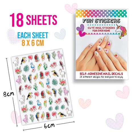 Cute Nail Stickers - Fun Stickers