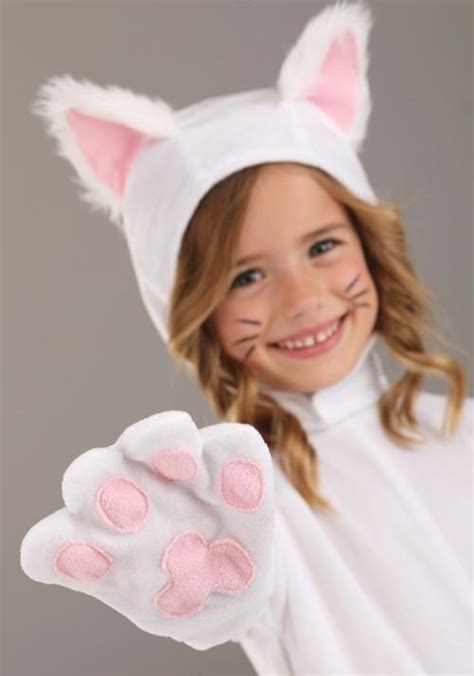 White Cat Toddler Costume | Toddler Animal Costumes