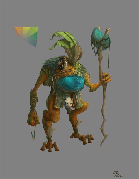 Jab Illustration Organic Humanoid Character