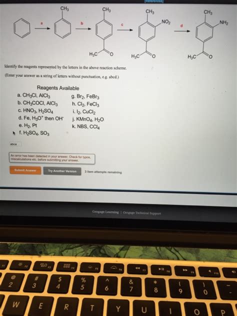 Solved Identify The Reagents Represented By The Letters In Chegg