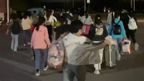 COVID Workers Leave IPhone Factory In Zhengzhou Amid Curbs CTV News