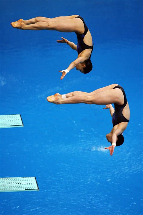 Beijing Olympic Women's Synchronized Springboard Photo Gallery | Diving ...
