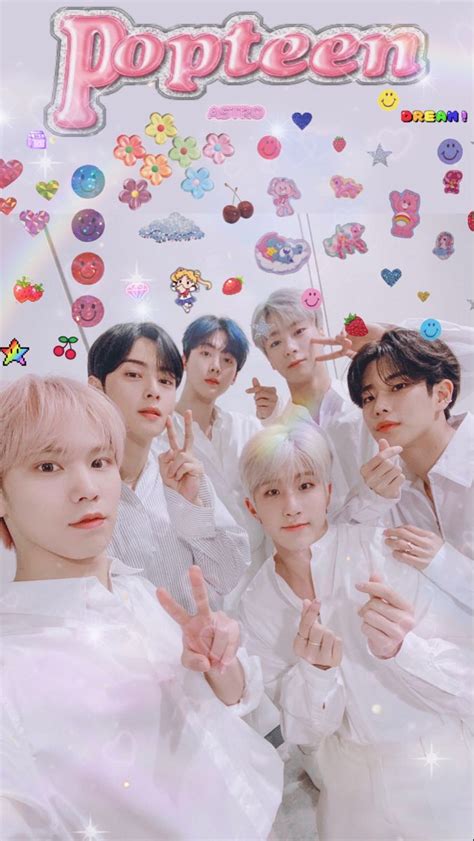 Astro popteen aesthetic wallpaper | Astro wallpaper, Astro kpop, Popteen