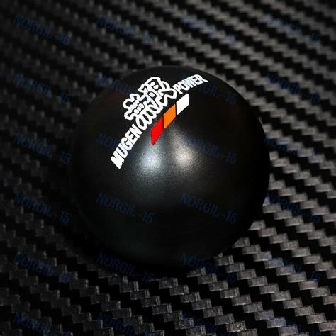 Black Manual Jdm Style Mugen Power Shift Knob For Honda Rsx Civic Type