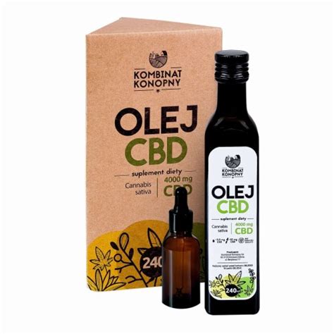 Olej Konopny Cbd Mg Kombinat Konopny Ml Naturalset