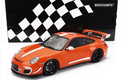 1 18 Porsche 911 997 2 Gt3 Rs 4 0 2011 Orange Minichamps