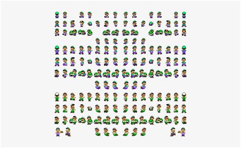 Download Luigi - Luigi Super Mario World Sprites - HD Transparent PNG ...