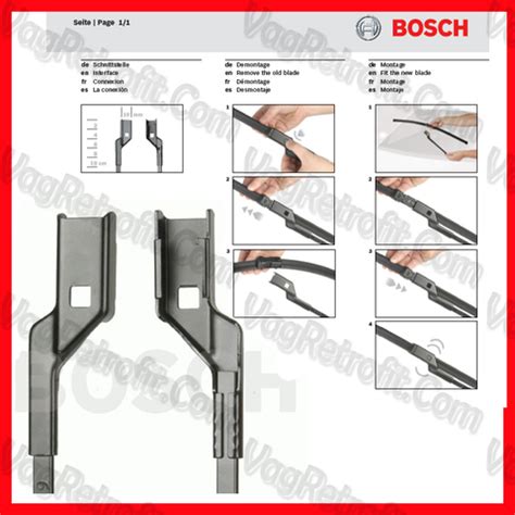 Set Stergatoare Parbriz BOSCH AeroTwin VW Golf 6 VI