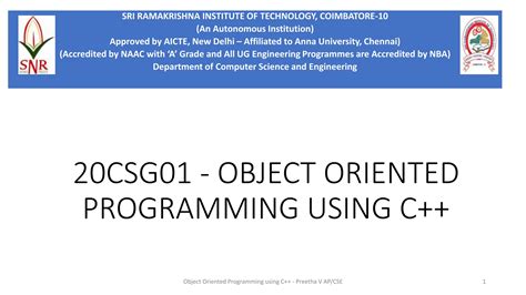 Object Oriented Programming Using C OOPS Concepts Using C