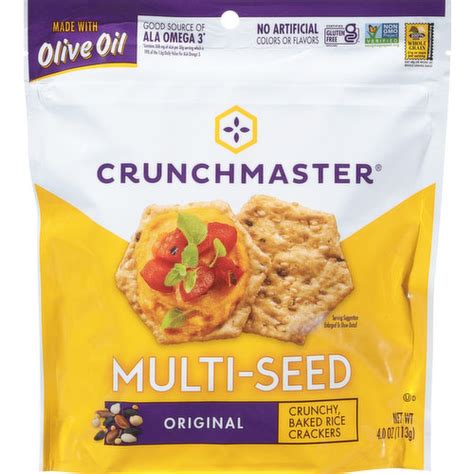 Crunchmaster Crackers Original Multi Seed King Kullen