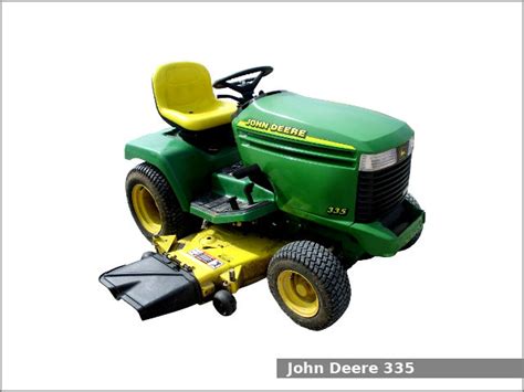 John Deere 335 Lawn And Garden Tractor Review And Specs Tractor Specs